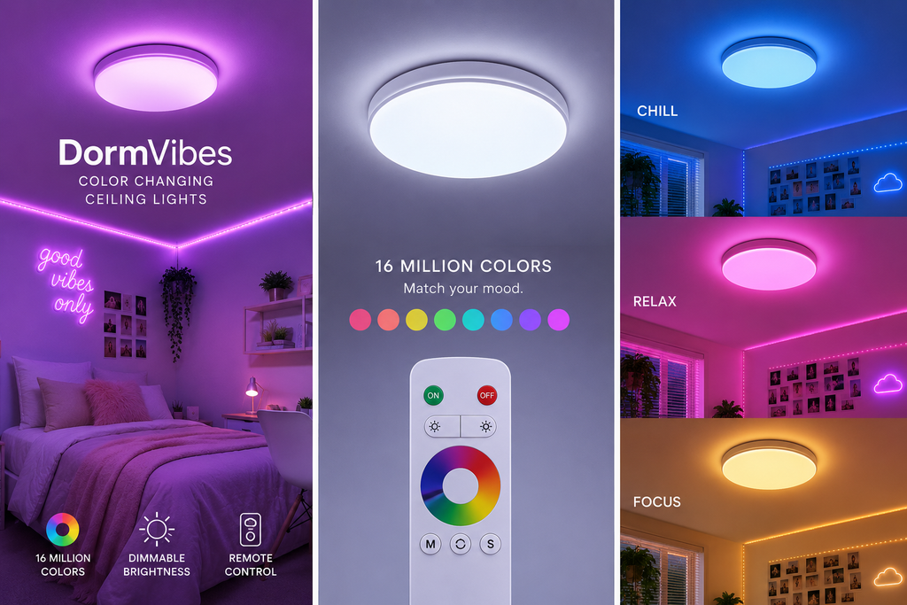 DormVibes Color Changing Ceiling Lights