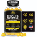 Creatine Gummies for Men & Women - Creatine Monohydrate Gummies for Strength, Muscle, Energy - Natural Lemon Flavor (90Ct)